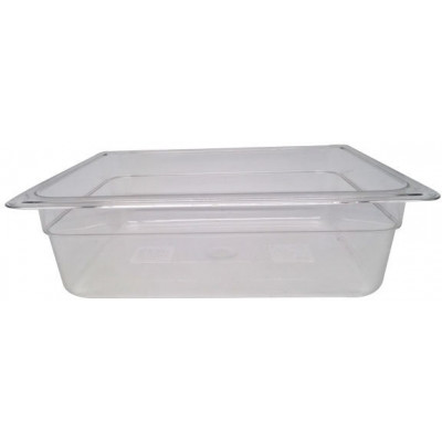 Depósito gastronorm 1/2 10cm policarbonato transparente Gplast