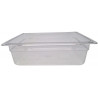 Depósito gastronorm 1/2 10cm policarbonato transparente Gplast