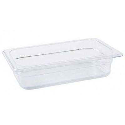 Depósito gastronorm 1/3 15cm policarbonato transparente Gplast