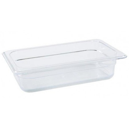Depósito gastronorm 1/3 15cm policarbonato transparente Gplast