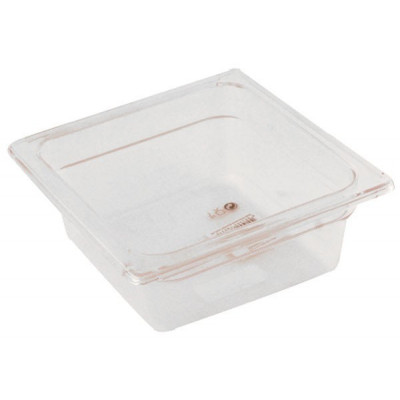 Depósito gastronorm 1/6 6.5cm policarbonato transparente Gplast