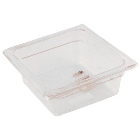 Depósito gastronorm 1/6 6.5cm policarbonato transparente Gplast