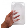 Depósito gastronorm 1/9 10cm policarbonato transparente Gplast