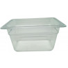 Depósito gastronorm 1/9 10cm policarbonato transparente Gplast