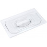 Tapa depósito gastronorm 1/6  policarbonato transparente Gplast
