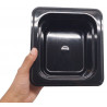 Depósito gastronorm 1/6 10cm policarbonato negro Gplast