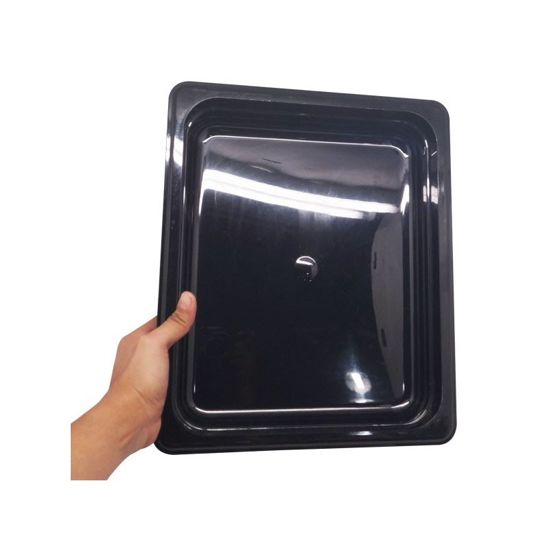 Depósito GN 1/2 6.5cm Policarbonato Negro | Gplast