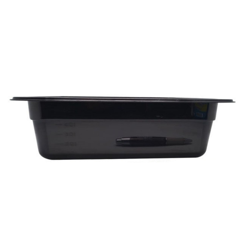 Depósito GN 1/2 10cm Policarbonato Negro | Gplast
