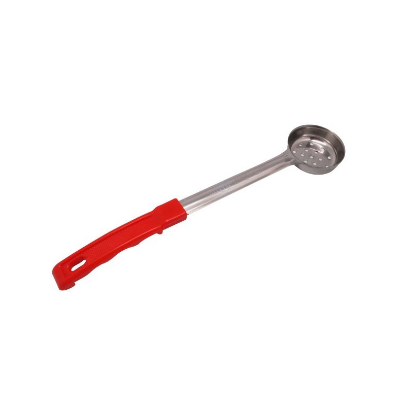 Cucharon Porcionador Inox 60Ml / 2Oz Perfo Rojo Kmw