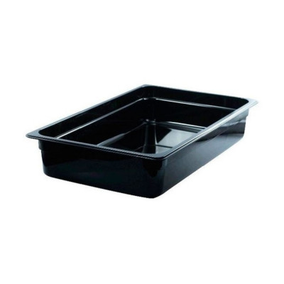 Depósito GN 1/1 10cm Policarbonato Negro | Gplast