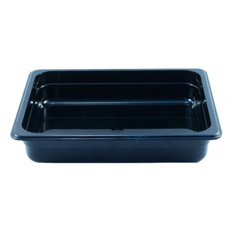Depósito gastronorm 1/2 20cm policarbonato negro Gplast