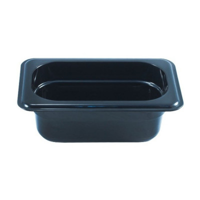 Depósito GN 1/9 6.5cm Policarbonato Negro | Gplast