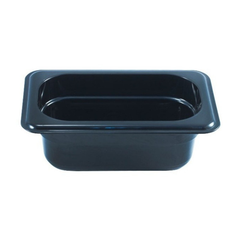 Depósito GN 1/9 6.5cm Policarbonato Negro | Gplast