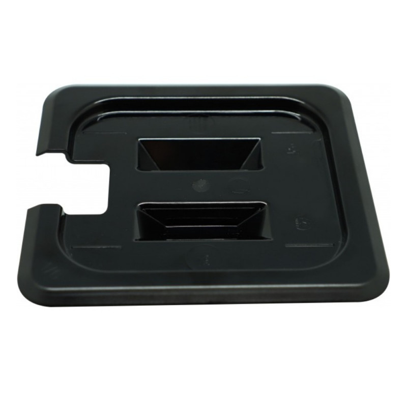 Tapa Depósito GN 1/6  Policarbonato Negro | Gplast