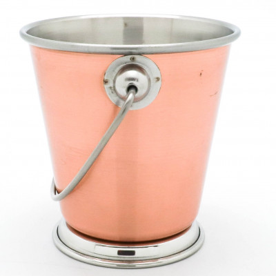 Balde Mini Nanostyle Cobre C/Base Ø9Cm Inox Kmw