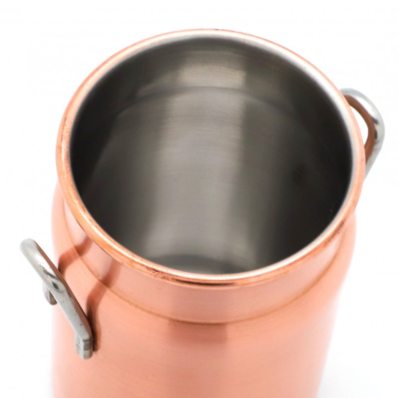Jarrita Leche 145ml Baño Cobre Ø4.5x7.5cm Inoxidable