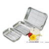 Asadera Inox Con Asa 32X25Cm Kmw