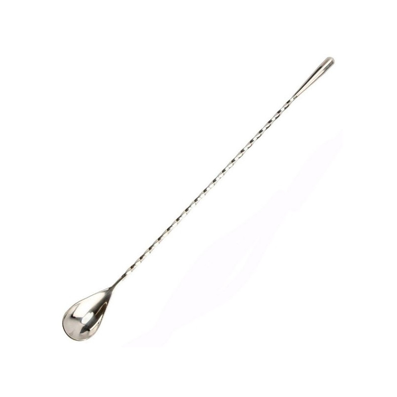 Cuchara de Cocteleria Acero 30cm Barkeeper