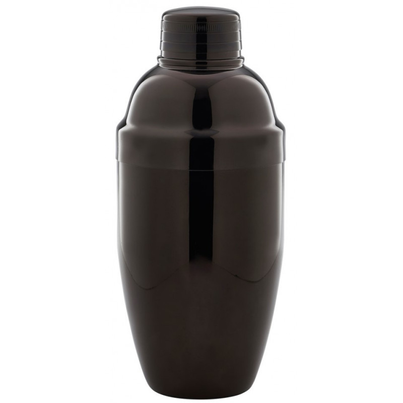 Coctelera Deluxe Inox Negra 750Ml Barkeeper