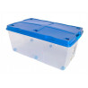 Caja Multiuso C/Tapa+Rueda 100L Plast 40X45X94Cm
