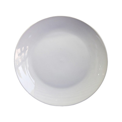 Set 6 Plato Principal 23cm Porcelana | Vajilla Coupe | Steward.cl