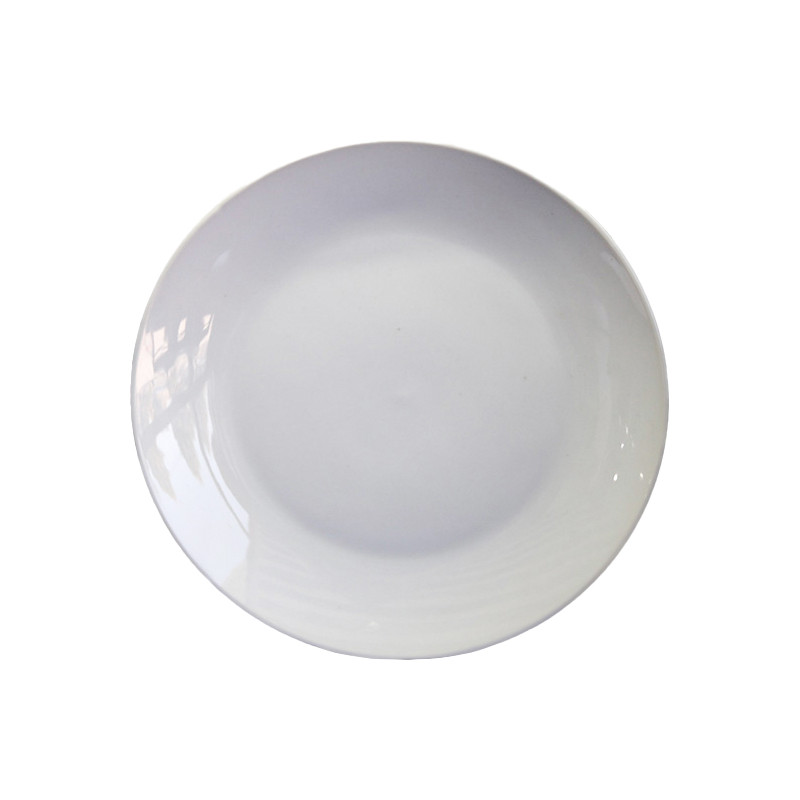Set 6 Plato Principal 23cm Porcelana | Vajilla Coupe | Steward.cl