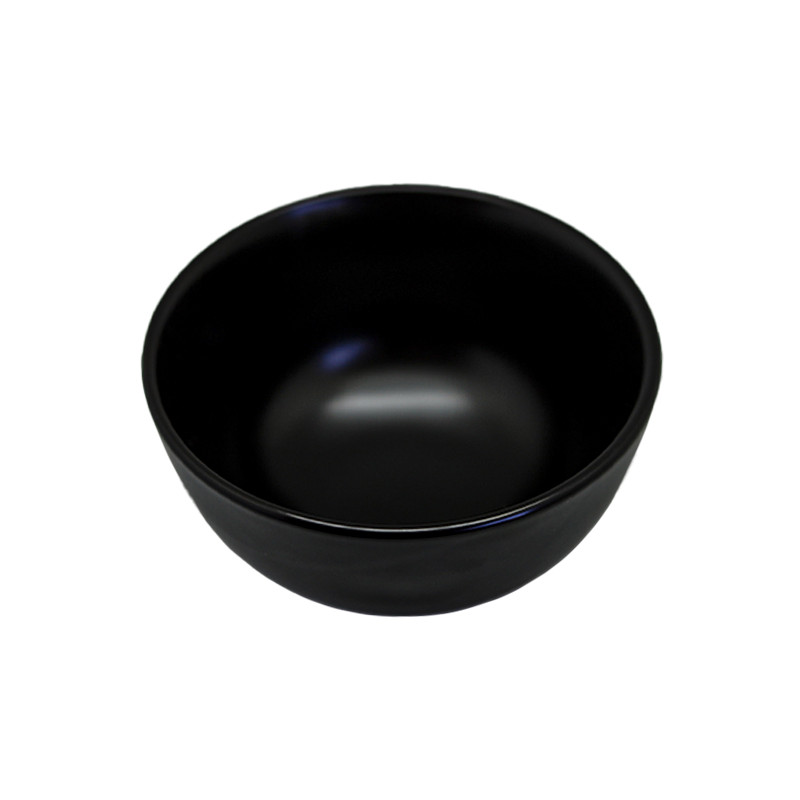Set bowl 10cm 6 piezas porcelana negra Eclipse
