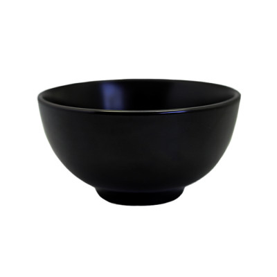 Set bowl 10cm 6 piezas porcelana negra Eclipse
