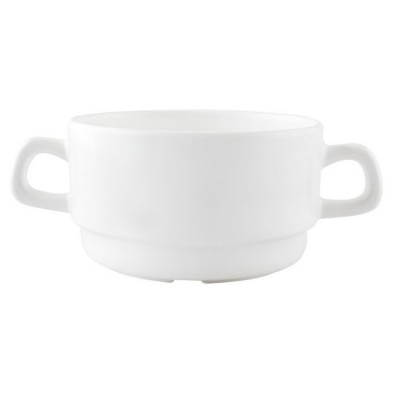 Set 6 taza consome blanca melamina ART 250ml