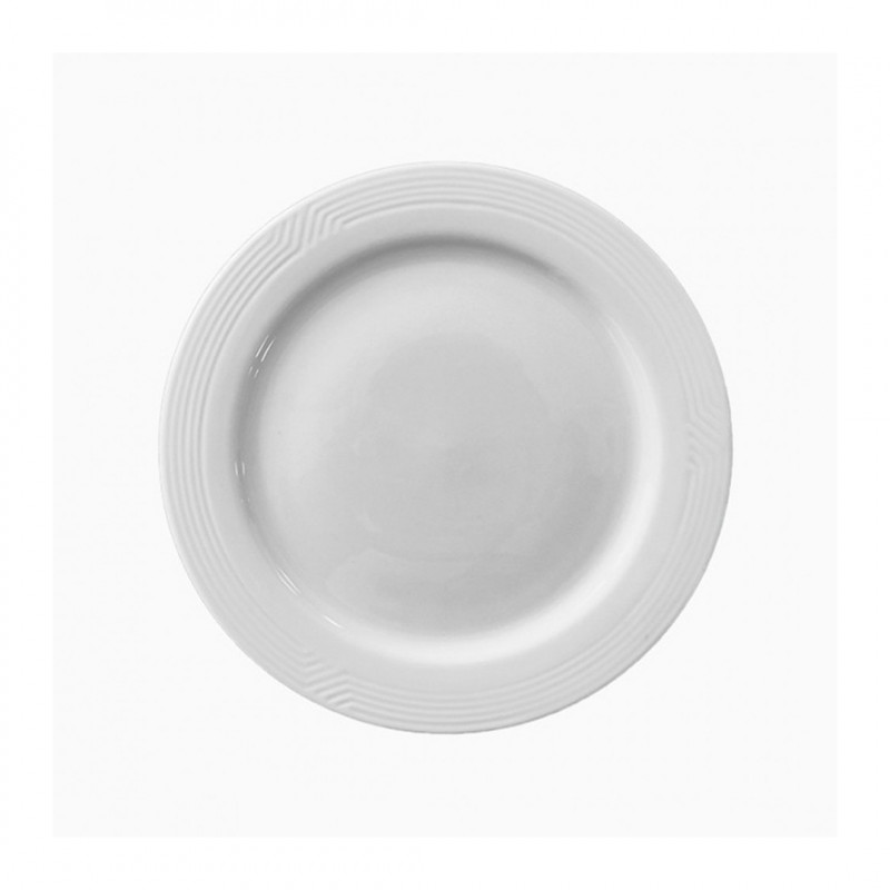 Set plato pan porcelana 16cm 3 piezas Milenia