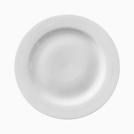 Set plato principal porcelana 26cm 6 piezas Milenia