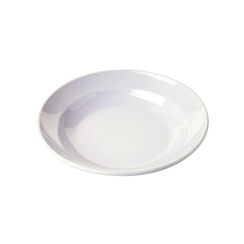 PLATO TAI PING HONDO 23,5CM MELAMINA BLANCO