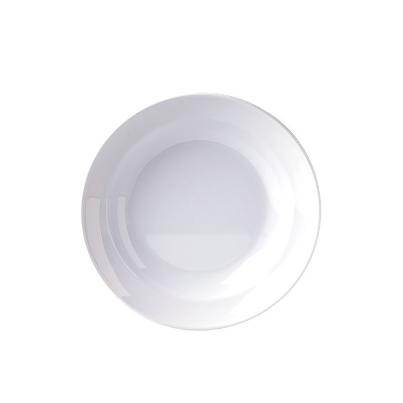 PLATO TAI PING HONDO 23,5CM MELAMINA BLANCO