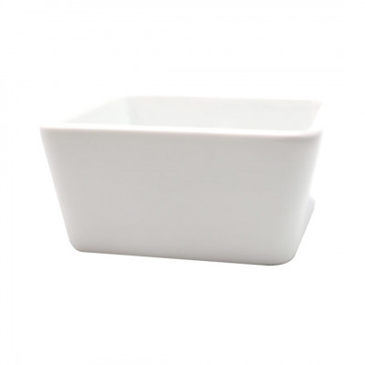 Salsera Cuadrada Castello | Set 6 Pocillos Porcelana de 8,5cm