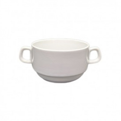 Taza Consomé Hotel | Set Porcelana 6 Piezas de 250ml | Steward.cl