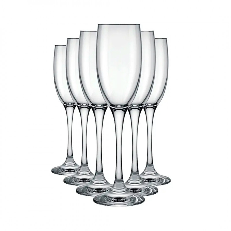 Set copas espumante 190ml Barone 12 unidades