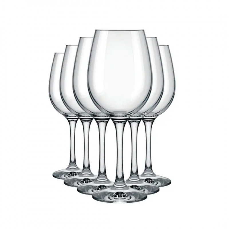 Set copas vino tinto 385ml Barone 12 unidades