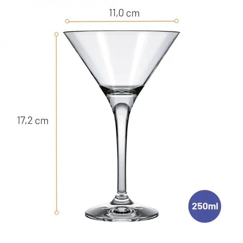 Set copas cocktail 250ml Windsor 6 unidades