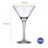 Set copas cocktail 250ml Windsor 6 unidades
