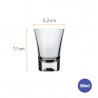 Set vasos licor 60ml Olé 24 unidades