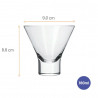 Set vasos cocktail 180ml Ilhabela 6 unidades