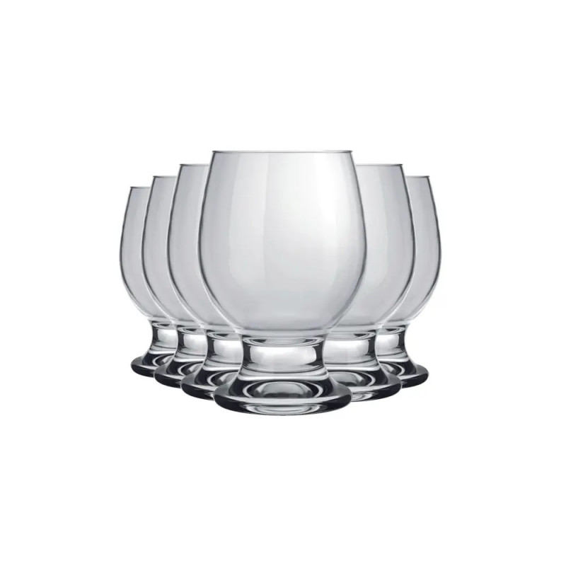 Set 24 Copa Agua Paulista 250Ml Alt 11Cm Ancho 7.5Cm Vid Nadir