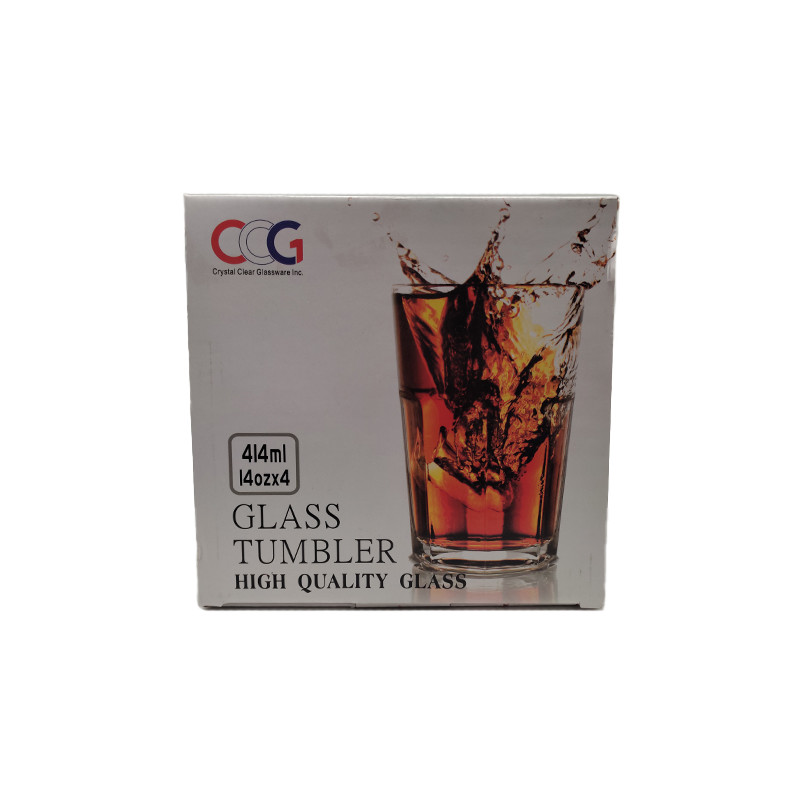 Set 4 Vasos Bebida Rock 414ml