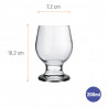 Set copas vino blanco 200ml Paulista 6 unidades