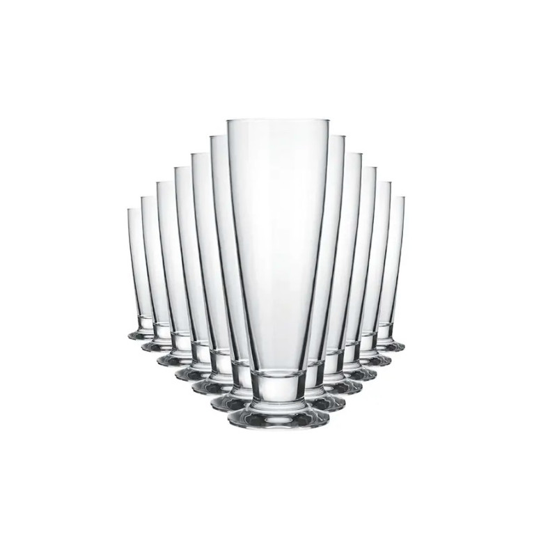 Set 12 vaso cerveza vidrio Tulipa 300ml Nadir