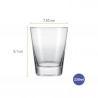 Set vasos bebida 220ml Caldereta 12 unidades