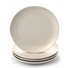 Set 4 plato porcelana marfil 30cm Terra