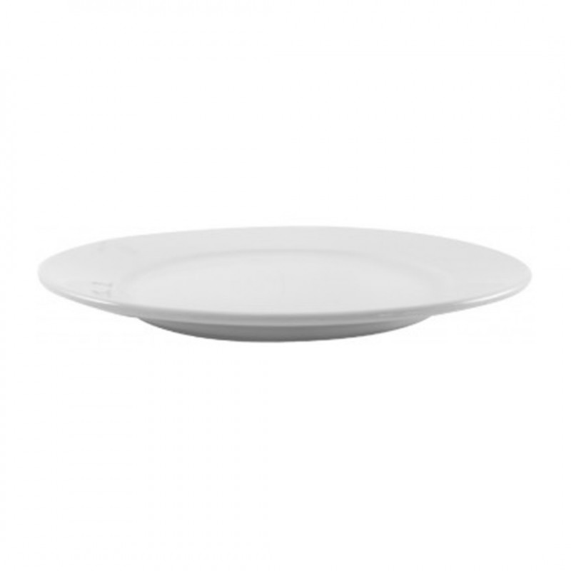 Set 6 Plato Base 25.5cm Porcelana Castello | Vajilla y Loza en Steward