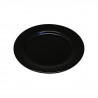 Set plato 15cm 6 piezas porcelana negra Eclipse