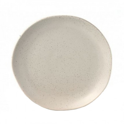 Set 6 plato porcelana marfil 27cm Terra